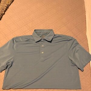 Southern Tide Blue Polo Shirt Lightweight Breathable